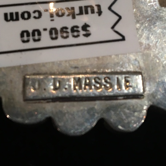 Native American Zuni Sunface Belt Buckle OP0053 - Picture 4 of 4