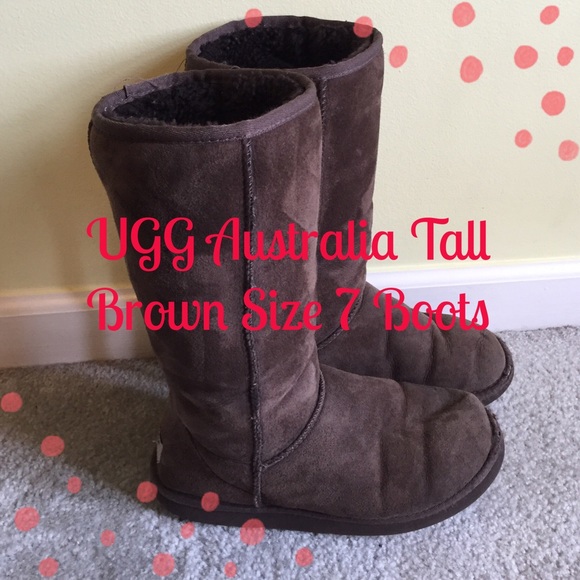 UGG Australia Brown Tall Size 7 Boots