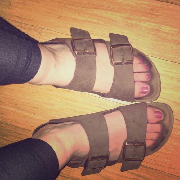 Mocha Birkenstocks size 37