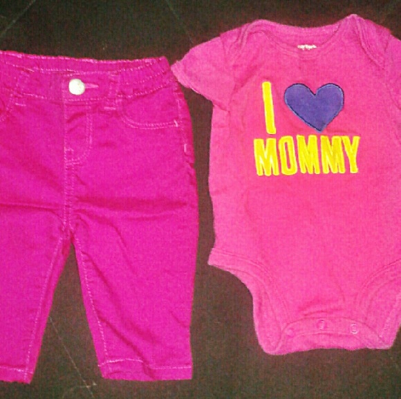 Size 0-3 children's place jeans ,carter's shirt