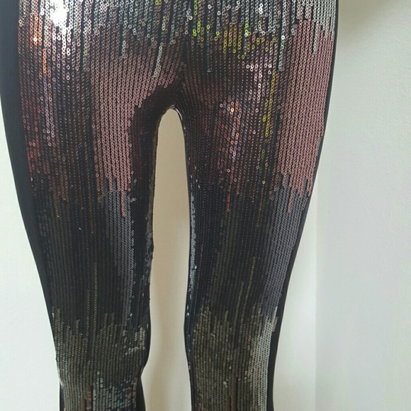 Multi Color Sequence Leggings Nwot - image 2