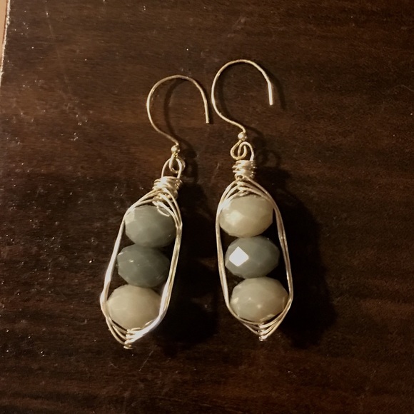 Wire wrapped earrings