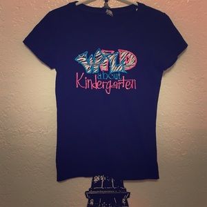 Wild about kindergarten shirt