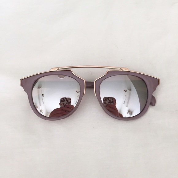 Accessories - Purple and Rose Gold Sunglasses