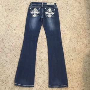 Miss Chic rhinestoned jeans