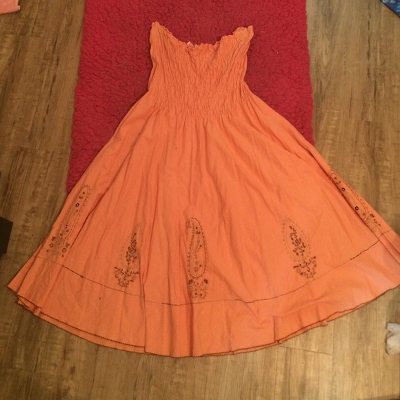 Retro Embroidered Dress