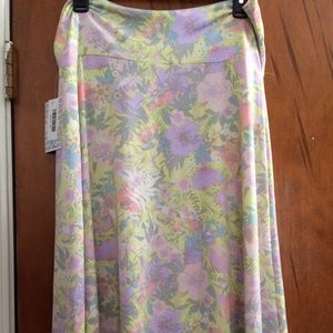 Lularoe XL Azure floral NWT