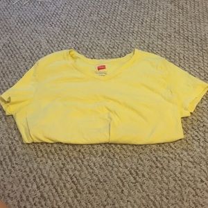 yellow T