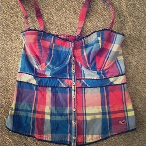 Hollister bustier top