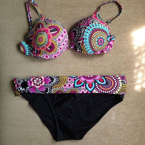 NWT- Baltex Two Piece Push Up Swimsuit sz 10