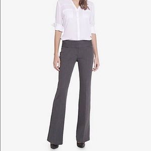 Express Editor 10 L Flare BRAND NEW Pant Charcoal