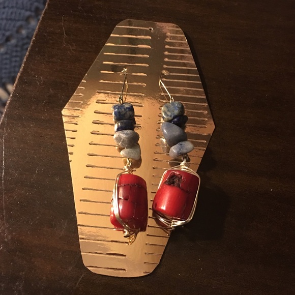 Handmade earrings, new
