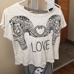 "LOVE" Crop Top