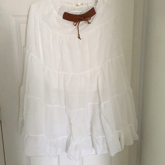 White long skirt