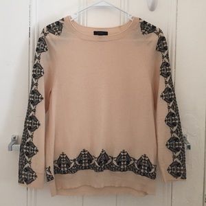 J. Crew Embroidered Sweater