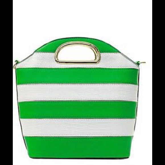 Green/White Handbag