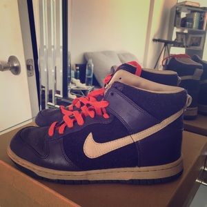 Nike zoom purple high tops