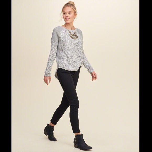 Black Hollister Super Skinny Jeans