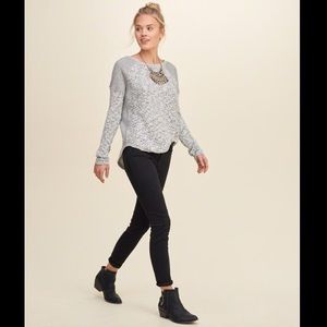 Black Hollister Super Skinny Jeans