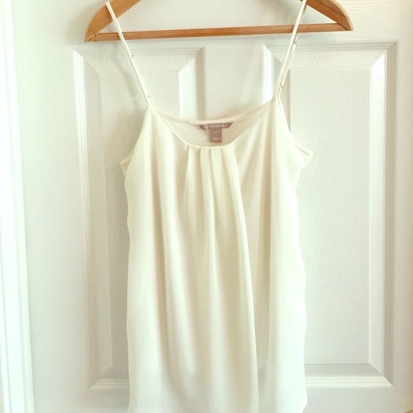 Banana Republic White Swing Cami