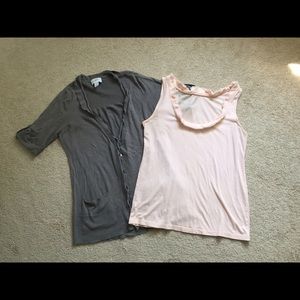 Ann Taylor LOFT sweater and tank, SZ Med