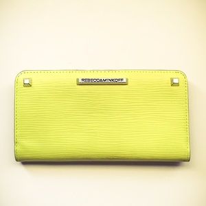 Neon Yellow Rebecca Minkoff Wallet