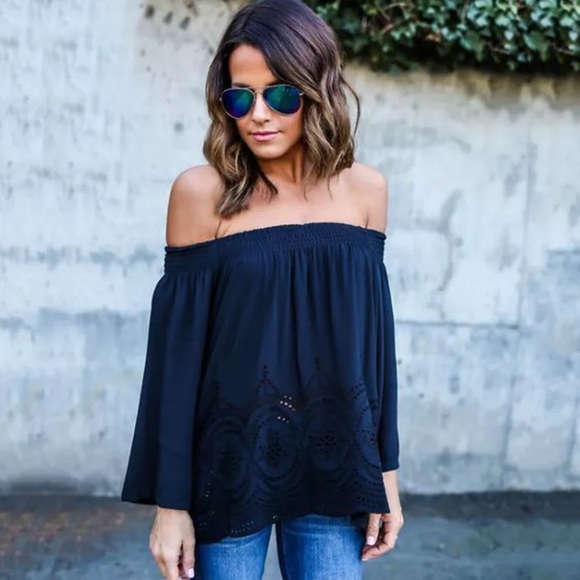 Off the shoulder blouse
