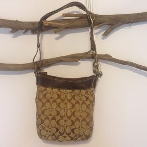 Coach Bags - Coach signature canvas leather shoulder bag 10402 Coach Bags - Coach signature canvas leather shoulder bag 10402