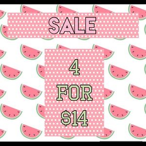 *message me to bundle in the 4 for $14 deal 😊