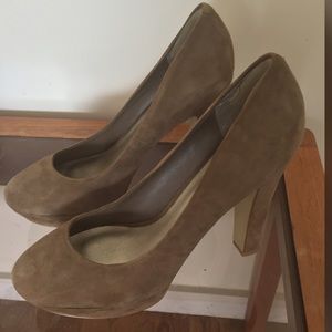 Suede Jessica Simpson heels