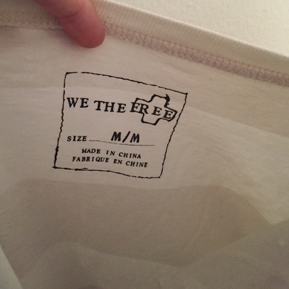 cream striped lace shirt - Picture 3 of 3