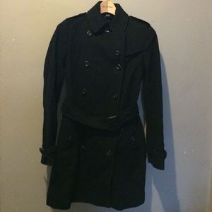 Burberry London Black Double-breasted coat