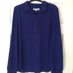 LOFT Royal Blue Blouse