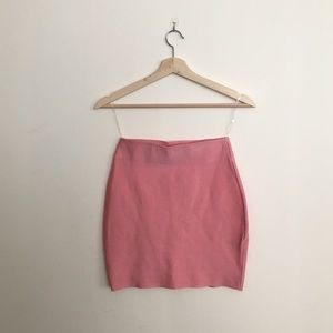 Bubblegum pink bandage skirt
