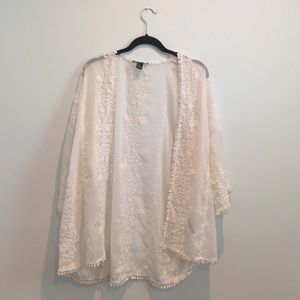 Forever 21 Lace Kimono