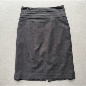 Professional Wear Pencil Skirt - Charcoal color