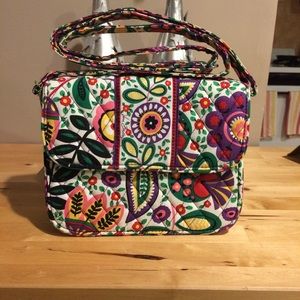Vera Bradley floral quilted purse NWT