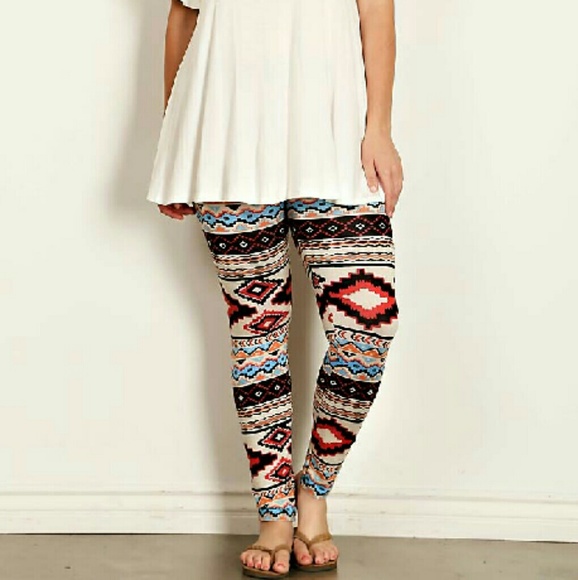 Plus size cotton leggings - Picture 4 of 4