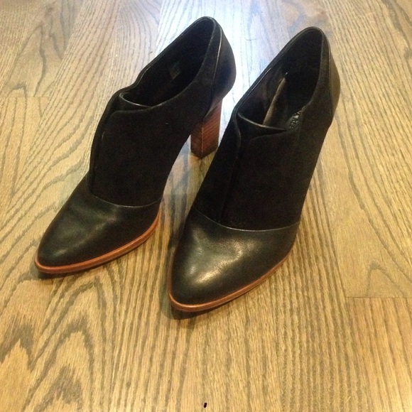 Black ankle booties