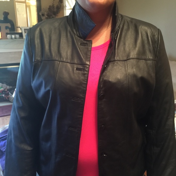 Leather jacket