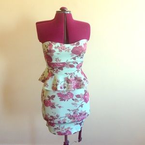 Rue 21 Mint Green & Floral Dress