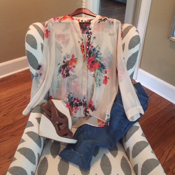 Joie Floral Blouse