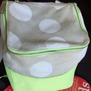 Lululemon Spring Fling Polka Dot Green Backpack