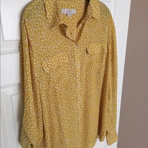loft blouse size large