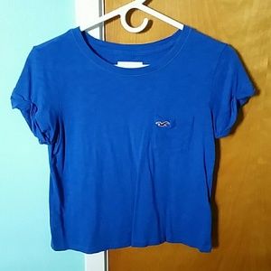 Blue tee
