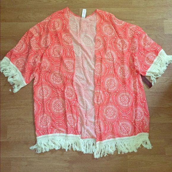 Fringed cardigan