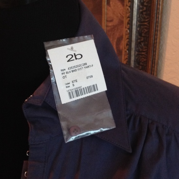 Beautiful structured 2b by Bebe blouse - Picture 3 of 3