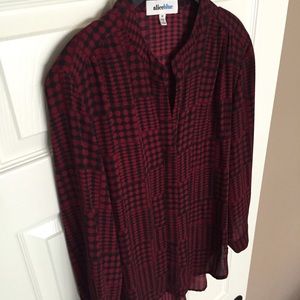 Alice blue blouse with back detail size medium