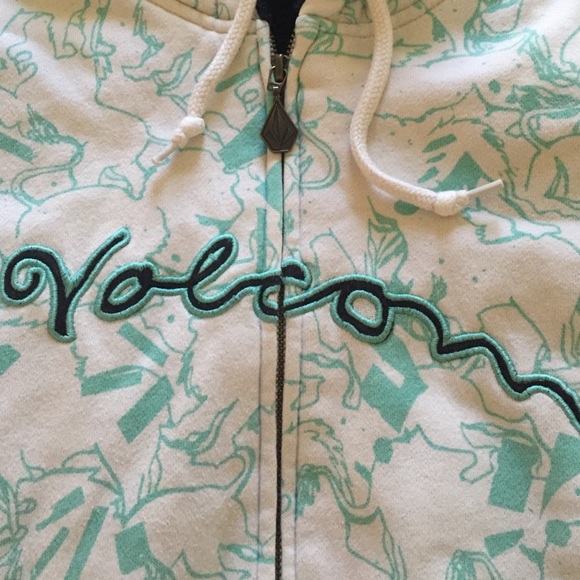 Faux Fur lined Volcom Zip Up - Picture 2 of 4