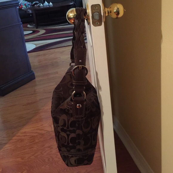 Combo ! Brown sign authentic coach purse /wallet - Picture 3 of 8